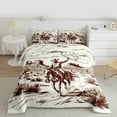thumbnail image 2 of Manfei Cowgirl Cowboy Bedding Comforter Set for Kids, Tribal Western Horse Twin Comforter Sets, Cactus Flower Reversible Bedding Set, Luxury Bedroom Decor, 2 Pieces, 2 of 8