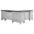 thumbnail image 3 of Pemberly Row Wood L-Desk and Return Writing Table and return Office Desk White, 3 of 9