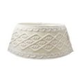 thumbnail image 1 of Holiday time cable knit tree stand band,11 inch height,cream colour, 1 of 4