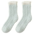 thumbnail image 2 of Travelwant Fuzzy Cozy Socks Women Fluffy Plush Crew Slipper Sock For Girls Warm for Winter, 2 of 8