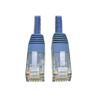 Tripp Lite Cat6 Gigabit Molded Patch Cable, 10 ft. RJ45 (M/M), 550MHz 24 AWG Blue 10' (N200-010-BL)