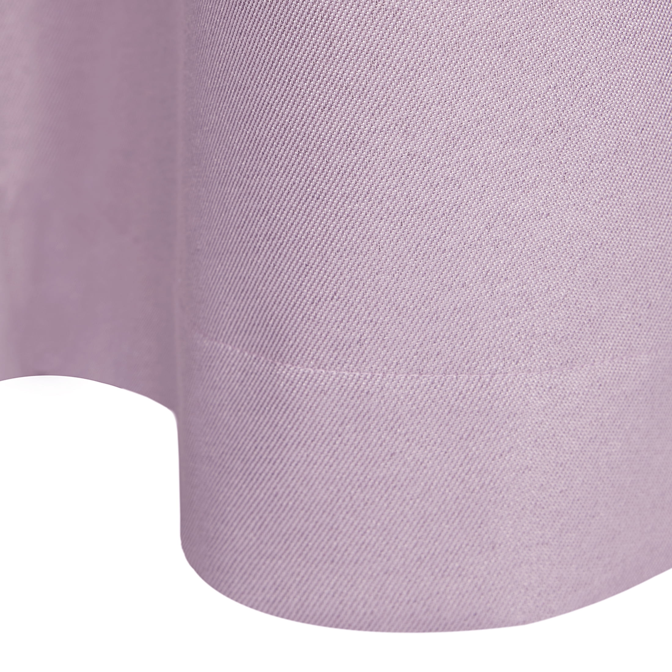 Mainstays Hazy Purple Solid Blackout Rod Pocket with Back Tabs Curtain Panel Pair, Set of 2, 30" W x 63" L