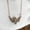Rose Gold, variant on Kite Cut Moss Agate Sterling Silver Pendant Necklace, Handcrafted Agate Jewelry, Unique Moss Agate Pendant Gift For Her Without Chain Sterling Silver