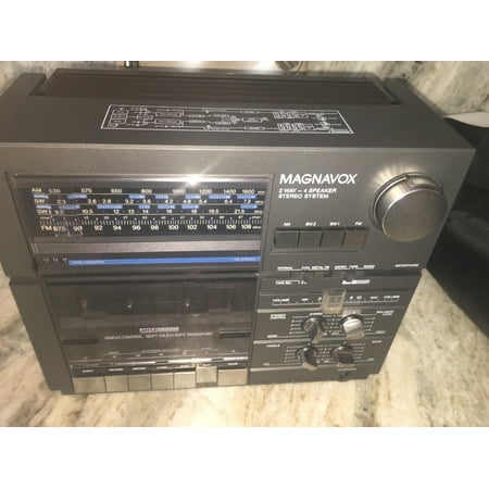 Vintage Magnavox Boombox Type 4883/17 Cassette Player and Stereo Radio