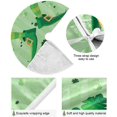thumbnail image 2 of FMSHPON Cute Leprechuan Xmas Christmas Tree Skirt Stand Mat for Holiday Party Decoration Indoor Outdoor 48 inches, 2 of 6
