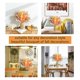 thumbnail image 4 of Decoración de otoño Pampas Grass 100 Uds ramo decoración del hogar flores secas de larga duración ramo Reed Rabbit Ta, 4 of 5