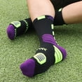 thumbnail image 5 of 5Pairs Compression Sport Training Basketball Socks, Cushioned Athletic Sports Crew Socks for Men & Women, 5 of 9