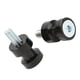 thumbnail image 5 of Bobinas de soporte para paddock de motocicleta, reemplazo Universal de aluminio de grado marino para Suzuki, color negro, 5 of 14