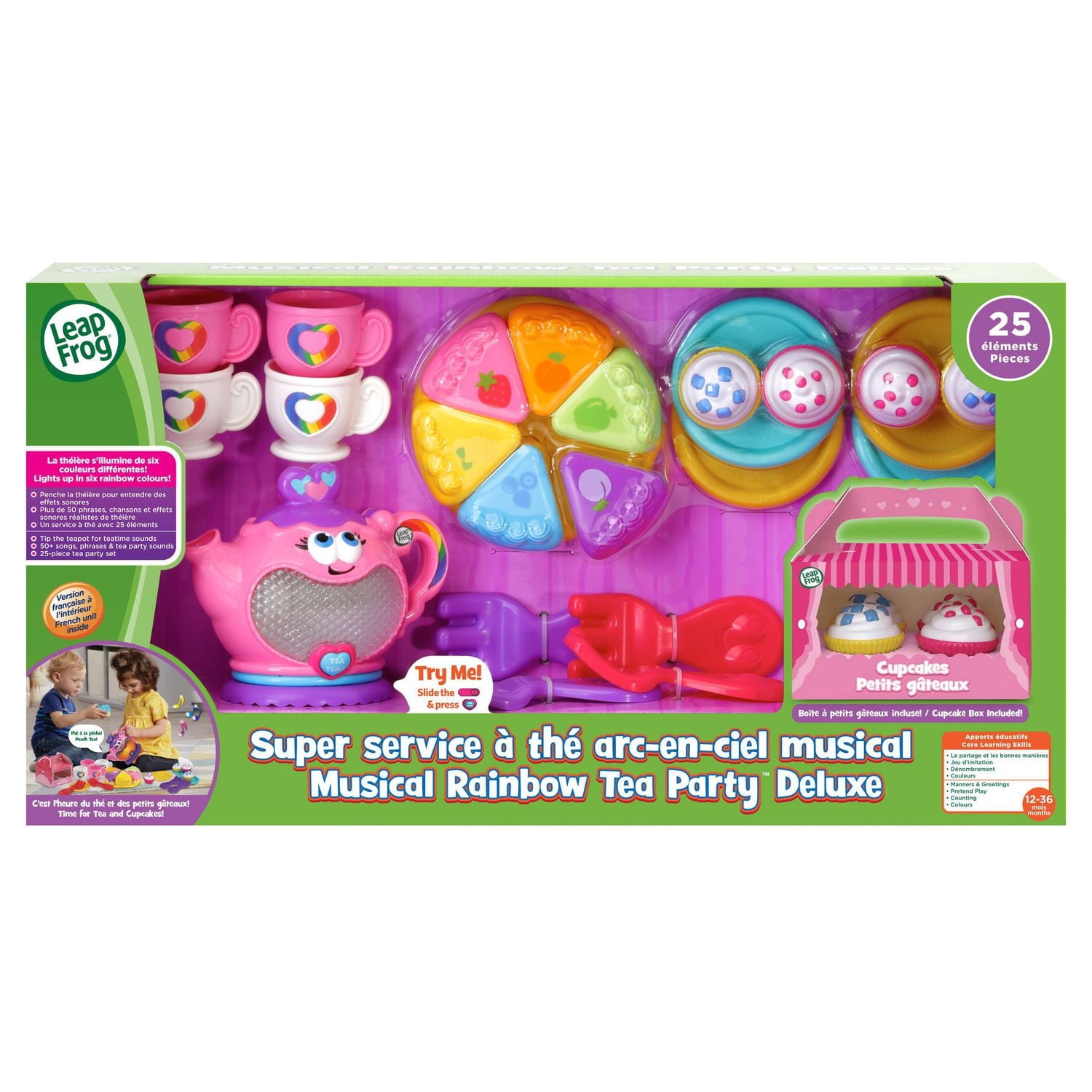LeapFrog Musical Rainbow Tea Party™ Deluxe - French Version, 12 to