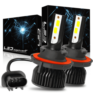Fits 2004-2014 Ford F-150 LED Headlight Bulbs High Low Beam Replacement Kit
