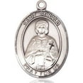 thumbnail image 3 of Extel Medium Oval Pewter St. Gerald Medal, Made in USA, 3 of 10