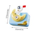 thumbnail image 3 of Máquina eléctrica de burbujas HUOGUO para niños con luz y música, 3 of 5