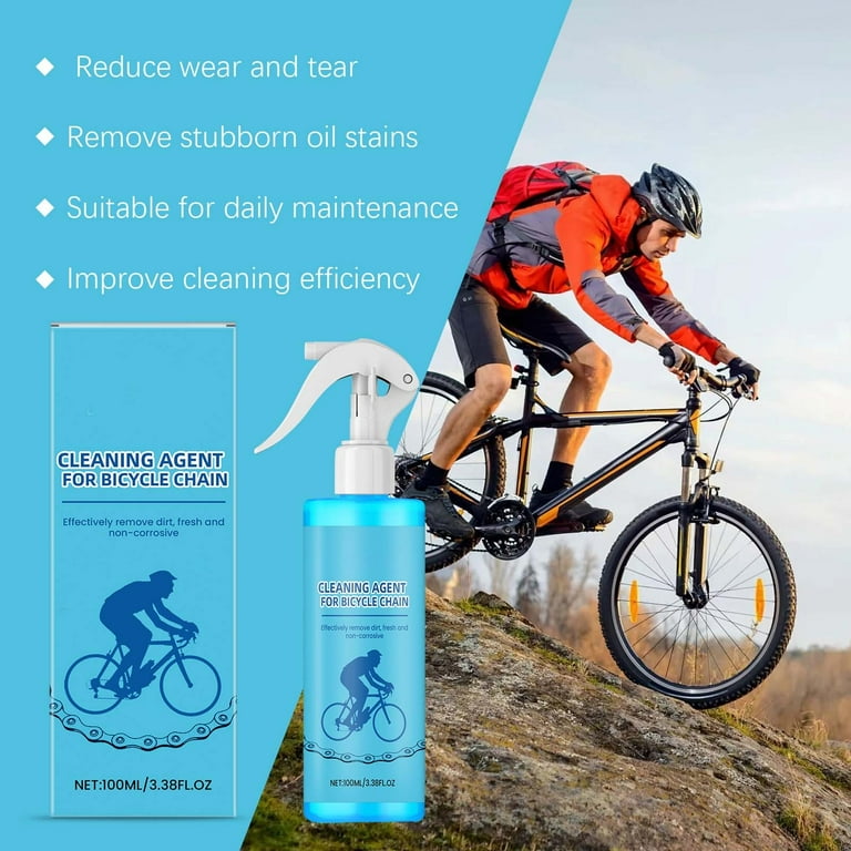 100ml Bicycle Chain Cleaner Degreaser Fast Acting Rust Remover