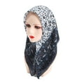 thumbnail image 2 of TAIAOJING Hijab for Women Lady Bandanas Neck Scarf Floral Scarf Shawl Folk-Custom Travel Vintage Wrap Scarf For Scarfs Printing Wrap Head Hair Neckerchief Silk Scarves, 2 of 3