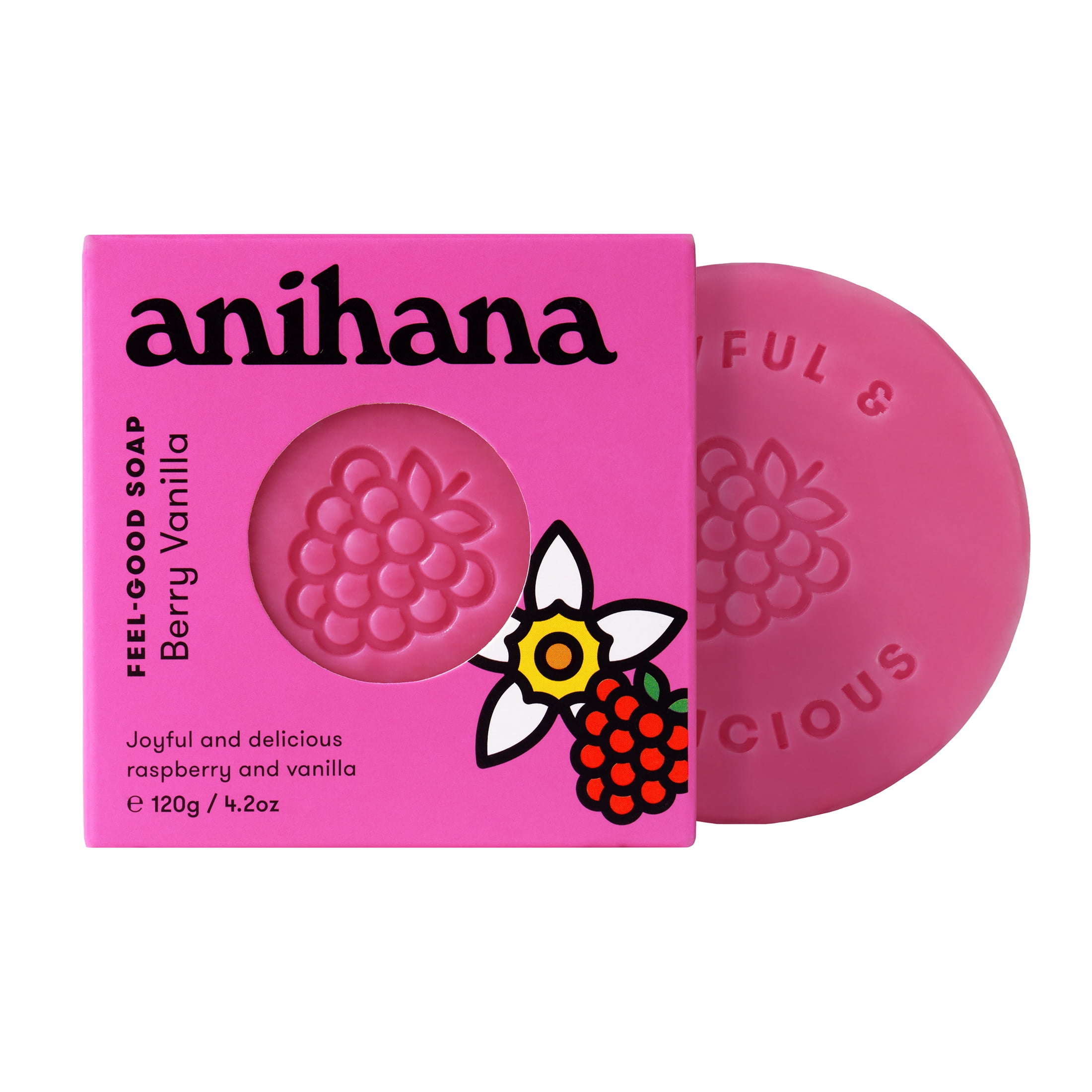 Anihana Feel-Good Soap Berry Vanilla for All Skin Types 4.2oz
