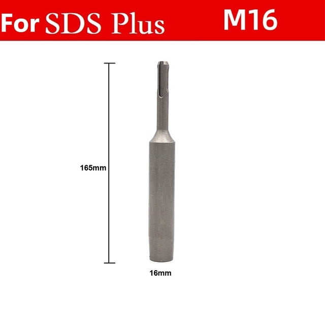 Ground Rod Driver Tools Sds-Plus Forged Steel Drill Bit for Hammer Drill M8-M20 Ground Rods Replacement M16