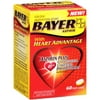 Bayer Aspirin: W/Heart Advantage & Phytosterols Caplets Pain Reliever, 81 mg