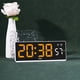 thumbnail image 5 of Reloj despertador LED Reloj despertador multifunción Reloj de escritorio Pantalla de temperatura Reloj despertador con múltiples configuraciones Fecha Semana Pantalla de temperatura Brillo Reloj despe, 5 of 7