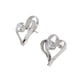 thumbnail image 2 of Aretes Doble Corazón Marca Ketzalia De Plata Ley .925 KETZALIA JOYERIA ARTESANAL Colección 2021, 2 of 3