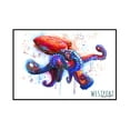 thumbnail image 1 of Westport - Octopus - Watercolor - Lantern Press Artwork (24x16 Framed Gallery Wrapped Stretched Canvas), 1 of 1