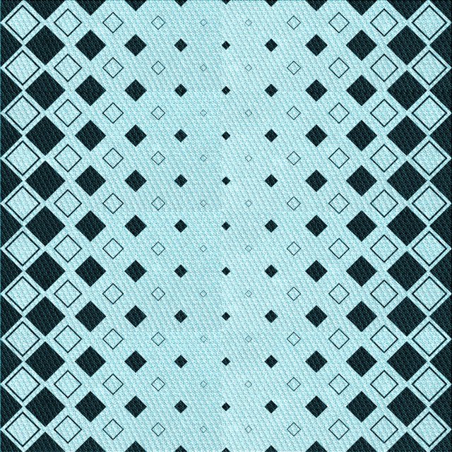 Ahgly Company Machine Washable Indoor Square Transitional Aquamarine Stone Green Area Rugs, 4' Square