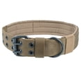 thumbnail image 1 of Collar de perro militar Anillo en D de metal ajustable y collar de perro de trabajo con hebilla, 1 of 5