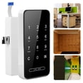thumbnail image 3 of Qiilu Digital Locker Lock,Electronic Password Card Lock RFID Smart Keyless Touch Screen for File Shoe Cabinet Locker,RFID Lock, 3 of 8
