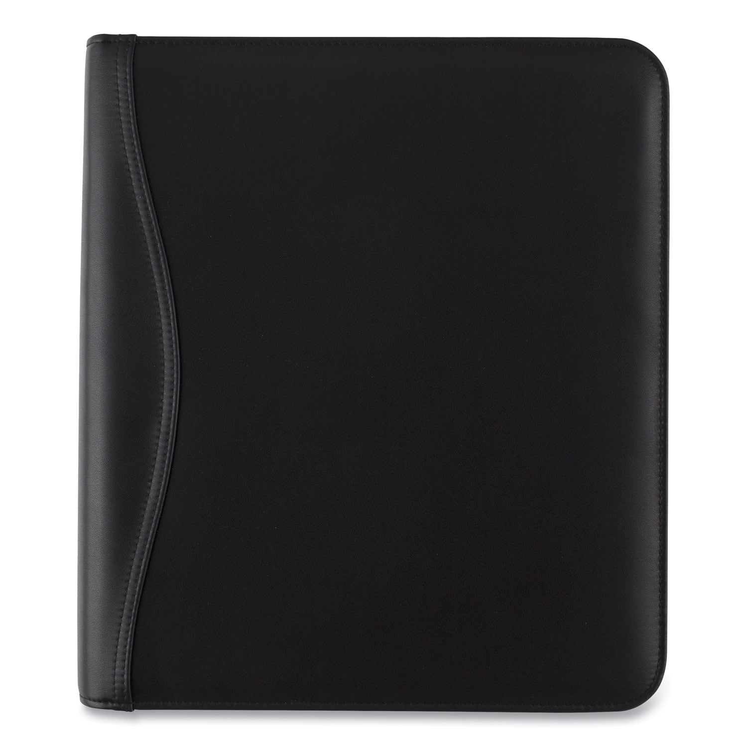 AtAGlance Black Leather Zipcase Folio Binder Set