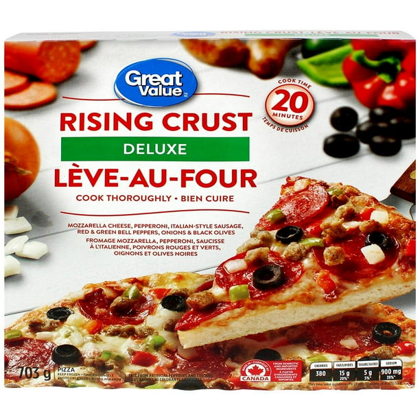 Great Value Rising Crust Deluxe Pizza, 703 g Walmart.ca