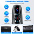 thumbnail image 3 of Presentation Clicker NinjaABXY 2 en 1 USB tipo C recargable, 3 of 9