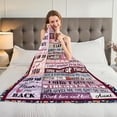 thumbnail image 2 of Daughter Gifts from Mom, Daughter Blankets from Mom, Birthday Gifts for Daughter Adult, Gifts for Daughter Christmas Valentines Day Thanksgiving Throw Blanket 50"x60", 2 of 5