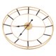 thumbnail image 3 of Reloj de pared con pintura en aerosol electrostática, redondo, diseño Simple, reloj de pared silencioso para decoración del hogar, regalos, 3 of 5