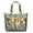 Butterfly, variant on Geometric Vintage Weekender Duffel for Women, Bohemian Antique Style Travel Bag with Worn-Out Effect, Lightweight Tote for Daily Use and Getaways