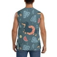 thumbnail image 4 of Balery Watermelons Dachshunds Men's Sleeveless Muscle Shirts Workout Tank Top, Moisture Wicking, Odor Protection-3X-Large, 4 of 8