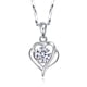 thumbnail image 5 of Fiudx Collar de Corazón, Cadencia de Clavícula En Infinito Amoroso, Joyería de Circonitas Brillantes de Dama, Regal de Aniversarios de Cumpleaños, Moda de Mujeres y Niñas, Diseño Chapado de Alta Cali, 5 of 7