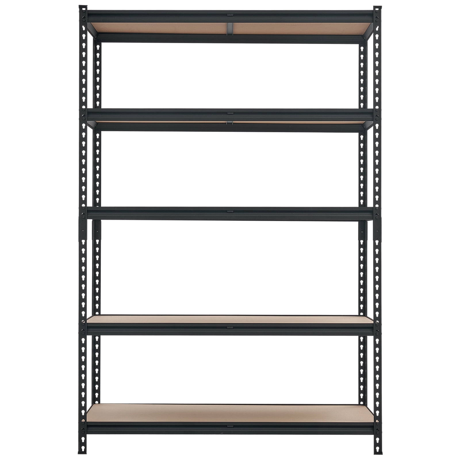 KFFKFF 5-Tier Adjustable Storage Shelves, 3000 lbs Capacity, Heavy-Duty Metal Utility Rack for Garage, Workshop, Warehouse, or Basement, 48.35" W x 24.37" D x 71.38" H