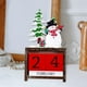 thumbnail image 3 of Calendarios navideños de madera, manualidades, calendario de adviento para chimenea, vacaciones, hogar Muñeco de nieve, 3 of 7