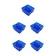 thumbnail image 2 of Yuarrent Práctica bandeja de almacenamiento: y segura para todas las pertenencias Cesta de almacenamiento apilable de 3 celdas azul Type2 NO2, 2 of 6
