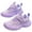 Purple, variant on Dakaela Kid's Fashion Sneakers Girls Non Slip Princess Tennis Walking Shoes Arch Support Pearl Athletic Sport Running Shoes Pink 2.5