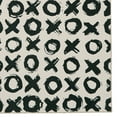 thumbnail image 4 of Linon Home Décor Washable Maybell Area Rug or Runner Collection, Ivory and Black, 2' x 3', 4 of 7