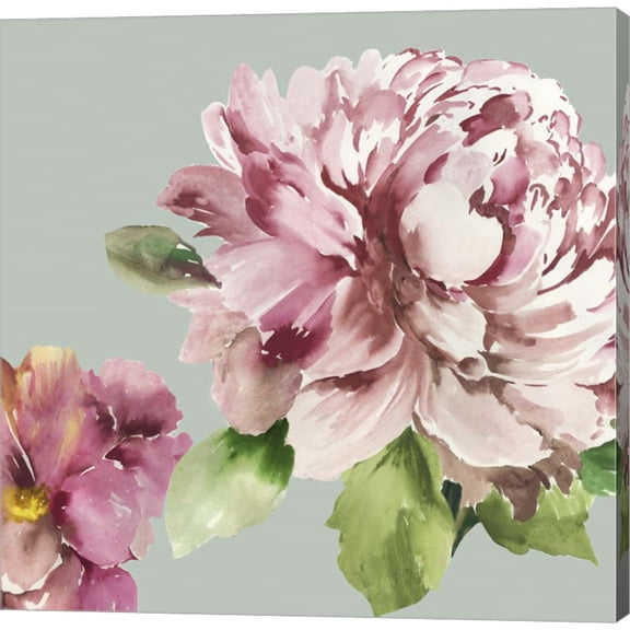 Pink Peony I by Asia Jensen, Canvas Wall Art, 12W x 12H