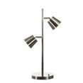thumbnail image 3 of Dainolite 2 Light LED Table Lamp - Satin Chrome, 3 of 3