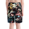 thumbnail image 3 of Demon Slayer Boy'S Swim Trunks Quick Dry Board Shorts Kids Beach Swim Shorts Bathing Suits Swimsuit, 3 of 8