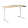 thumbnail image 3 of Monoprice WFH Single Motor Height Adjustable Motorized Complete Sit-Stand Desk with Solid-core Natural Wood Top, 47.2 x, 3 of 5