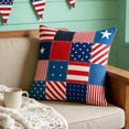 thumbnail image 2 of SLYNSHome Patriotic Throw Pillow Covers 18 x 18 Inch,250th Anniversary Pillow Case 4th of July Decorations for Sofa Couch Independence Day, 2 of 7