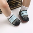 thumbnail image 2 of Baby Boys Girls Walking Shoes Hard Bottom Non Slip PU Leather Outdoor Sneaker Infant Carton Slipper Toddler First Walker Crib Shoes(3-18 Months), 2 of 7