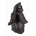 thumbnail image 2 of Statue de Chat Ange en Fonte Brun Rustique Figure 6 Pouces de Haut, 2 of 4