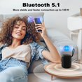 thumbnail image 4 of Altavoz portátil Bobtot Bluetooth IPX6 impermeable 25H negro, 4 of 8