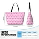 thumbnail image 4 of Fotbe Pink bows Bolsa de Viaje para Playa - Resistente al Agua, Bolsa Tote de Gran Capacidad y Ligera con 7 Bolsillos para Mujeres y Hombres, 4 of 7