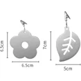 thumbnail image 2 of Juego de 8 Pesas para Mantel, Pesas para Mantel para Exteriores, Colgantes para Mantel de Hojas de Acero Inoxidable con Clips, para jardín, Familia, Camping, Restaurante, 2 of 5